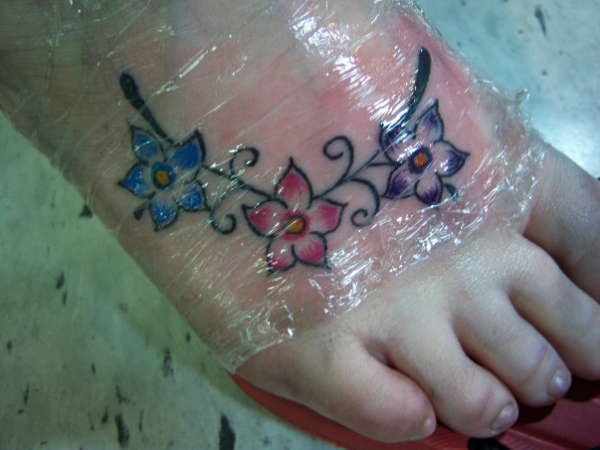 Foot tattoo