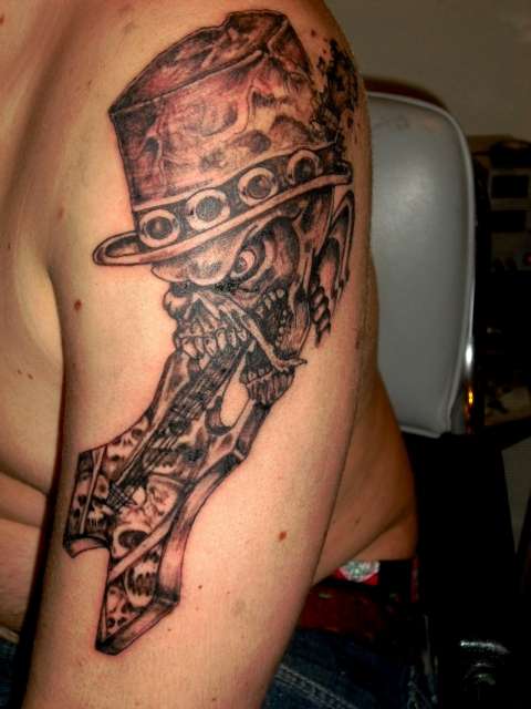 Guitarhead tattoo
