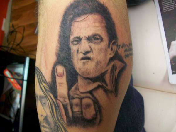 Johnny Cash tattoo