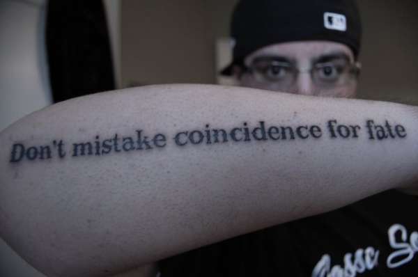 Lost quote tattoo