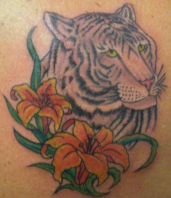 My white tiger tattoo tattoo