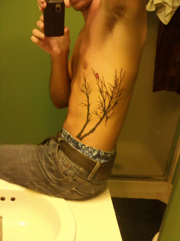 Rib Tree tattoo
