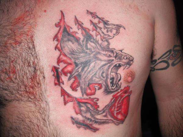 Were wolf tattoo