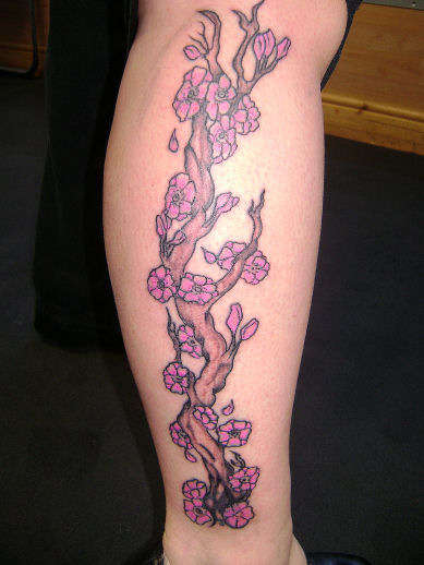 cherry blossems tattoo