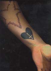 heart and star tattoo