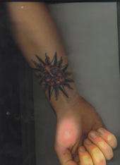 Sun tattoo