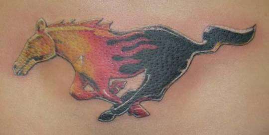Mustang tattoo