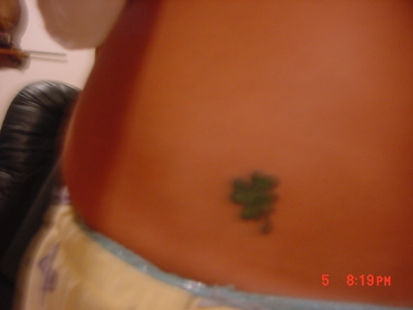 my four leaf clover tattoo