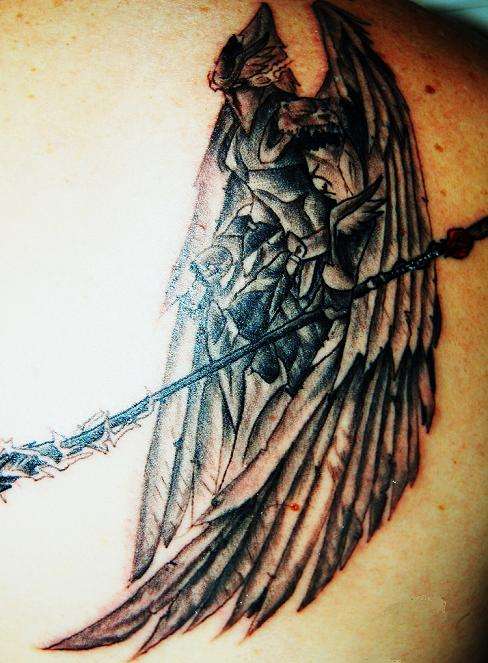 Angel tattoo