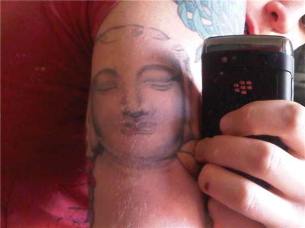 Buddha Head tattoo