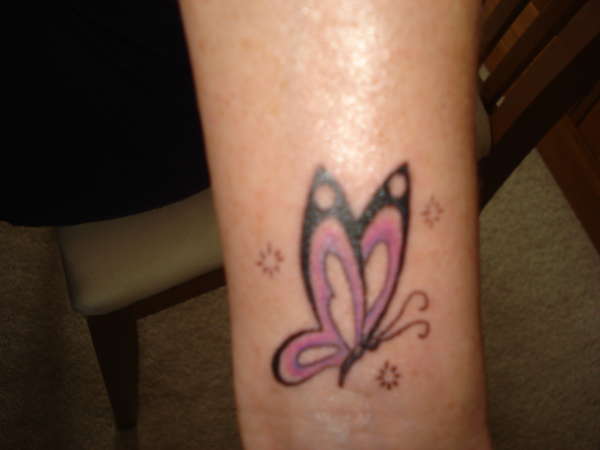 Butterfly on Wrist tattoo