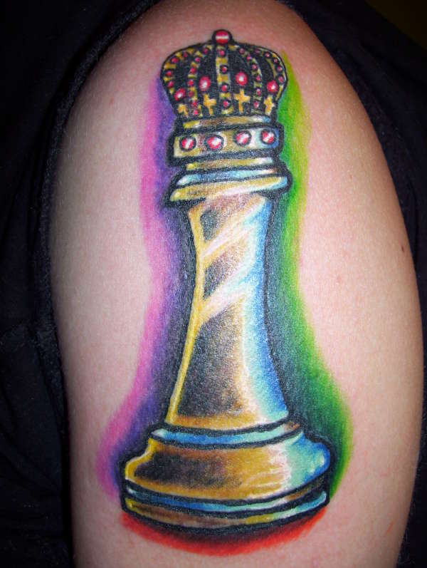 Chess King tattoo