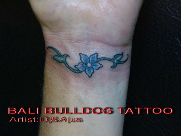 Cute flower tattoo