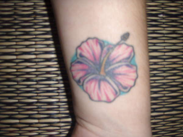 Hibiscus tattoo