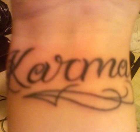 Karmaaa tattoo