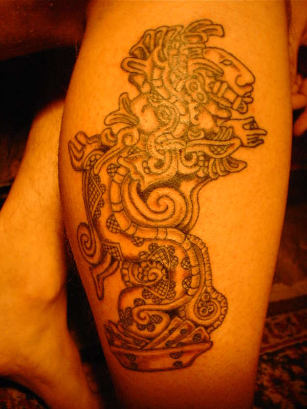 Kukulkan 2 (with shades) tattoo