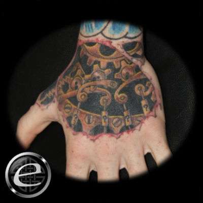 Mecha Hand tattoo