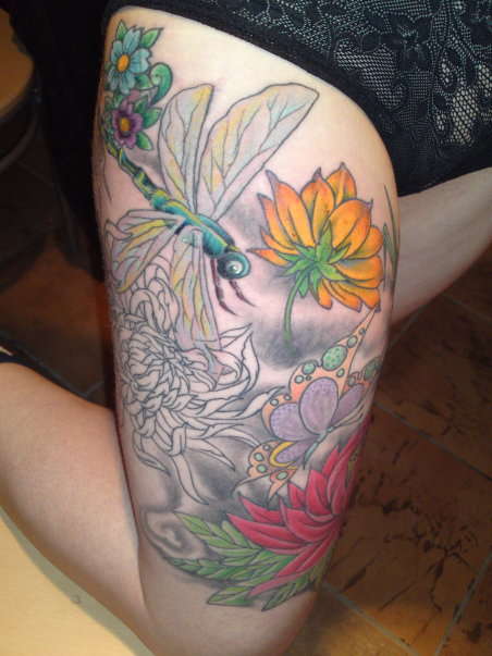 More thigh tattoo