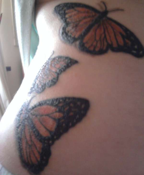My Monarch Butterflies tattoo