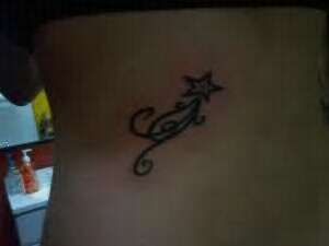 My shooting star tattoo