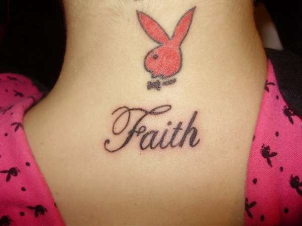 Playboy Faith tattoo