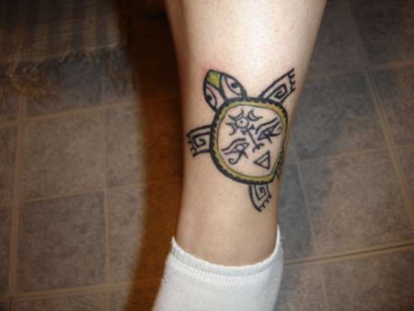 Sacred turtle tattoo