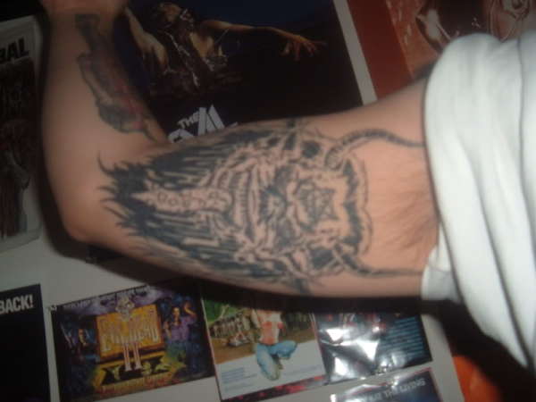 Satan tattoo