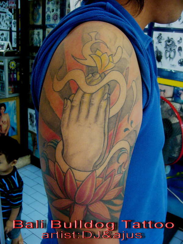 Tattoo of"OM"symbol tattoo