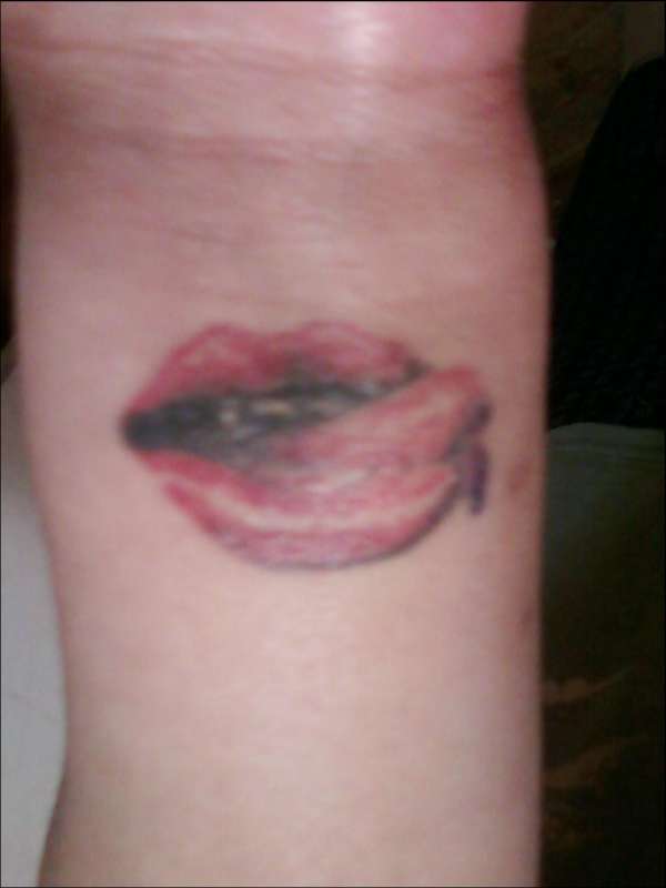 True Blood Lips tattoo