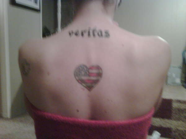 american heart tattoo