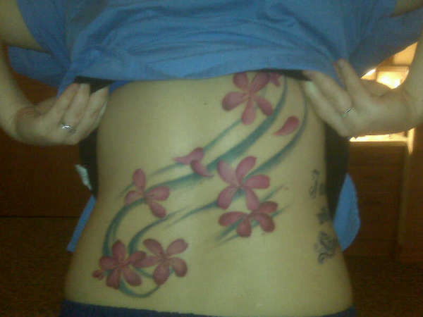 chinese plum blossoms tattoo