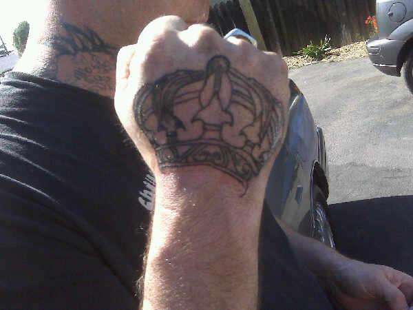 crown tattoo
