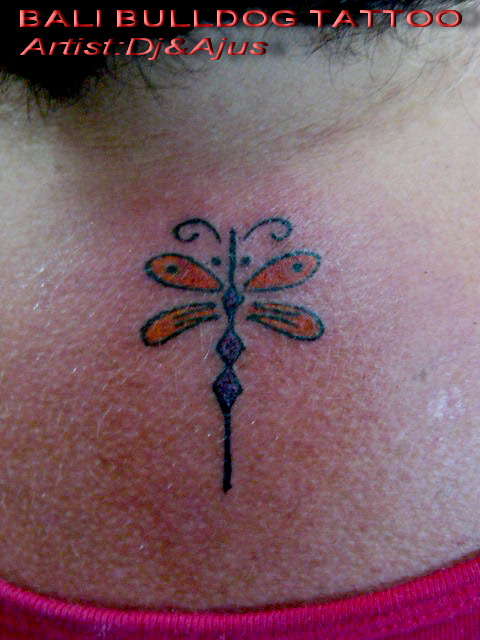 cute dragonfly tattoo