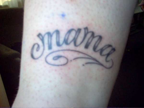 I love my mum tattoo