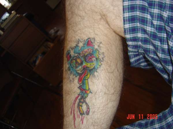 Severed Cat Head tattoo