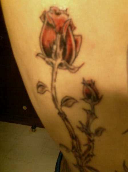 roses on other side tattoo