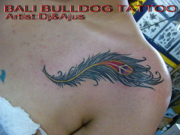 tattoo of peacock feather tattoo