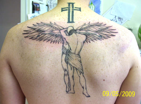 Angel tattoo