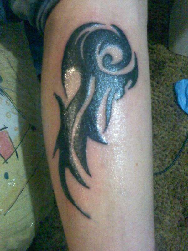 Finished Leg cover tattoo