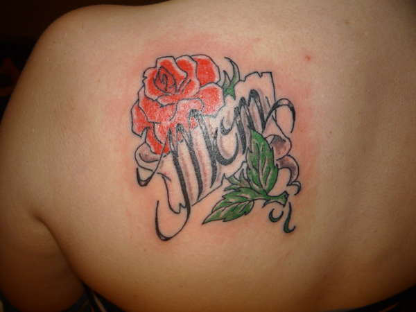 MOM Rose tattoo