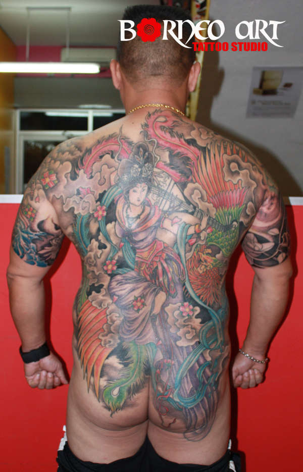 Master Backpiece by Reynold@borneoarttattoo.com tattoo