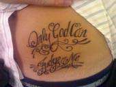 Only God Can Judge Me! tattoo