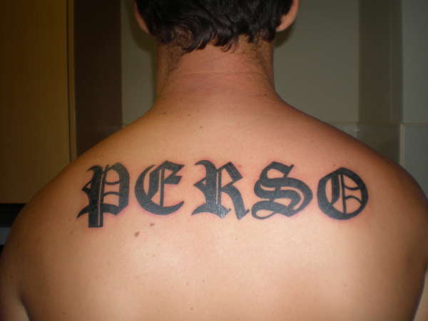 PERSO tattoo