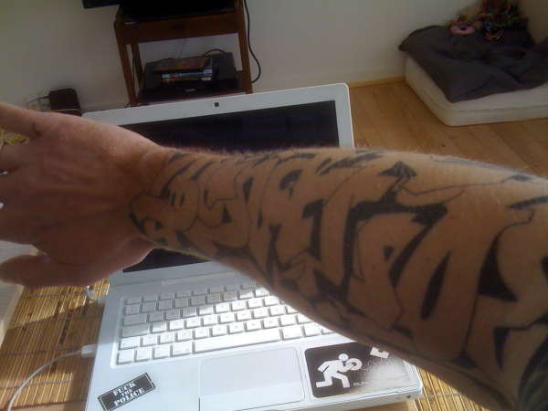 Right forearm - work in progress tattoo