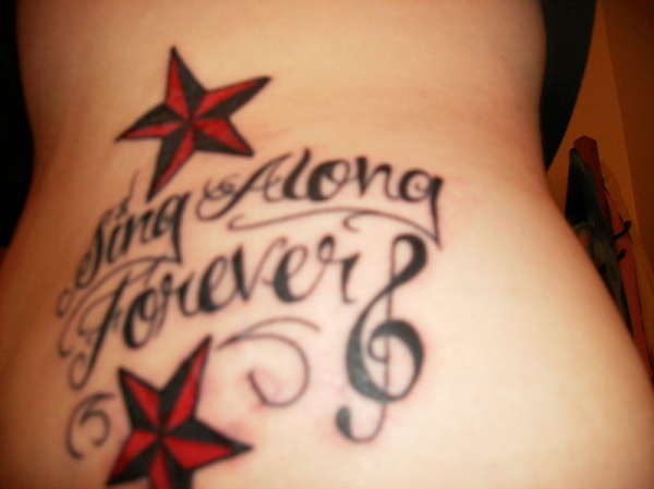 Sing Along Forever - Music Tattoo tattoo