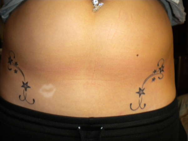 Stars and Swirls tattoo