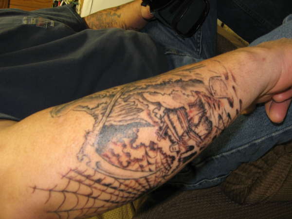 begining of sleeve tattoo