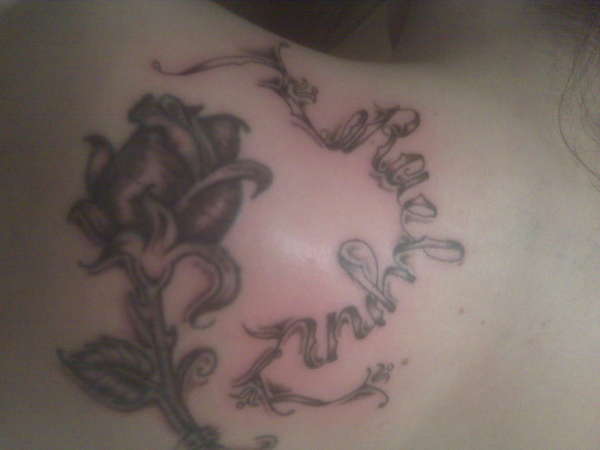 cuz's daughters name tattoo