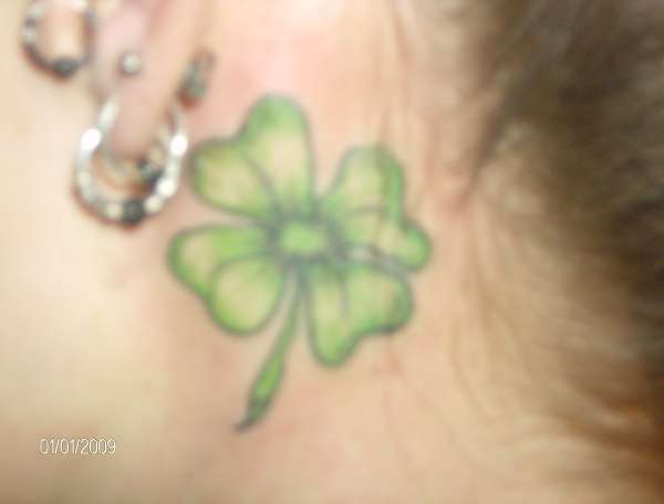 four leaf clover tattoo