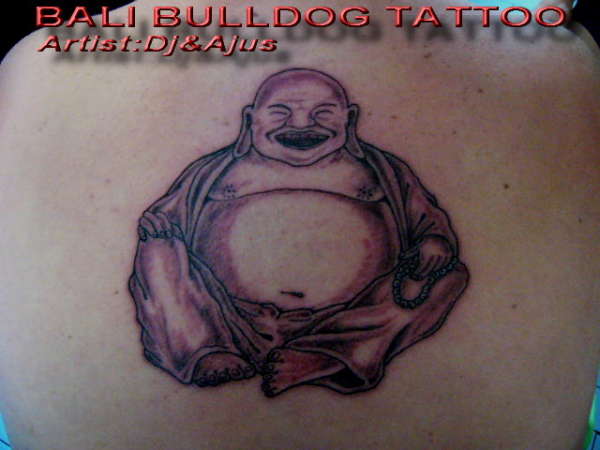 happy BUDDHA tattoo